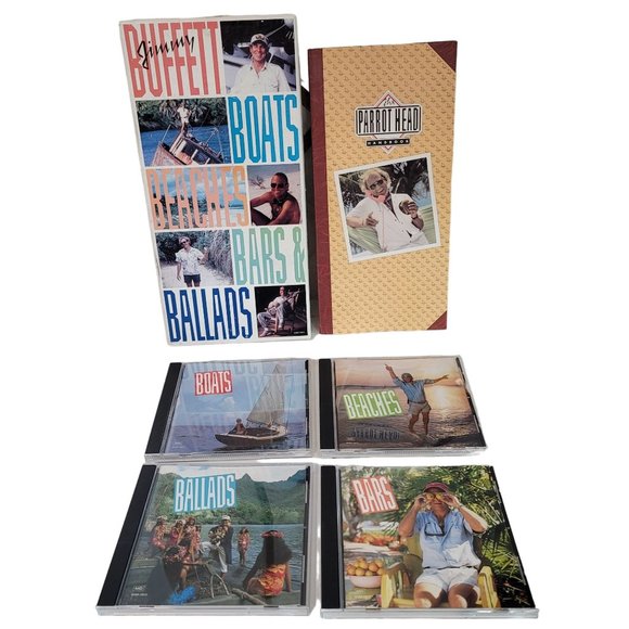 Jimmy Buffett Boats, Beaches, Bars & Ballads CD 4 Discs Box Set With Book collec - Picture 3 of 6